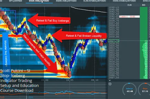 Scott Pulcini Si Stop Iceberg Indicator Trading Setup